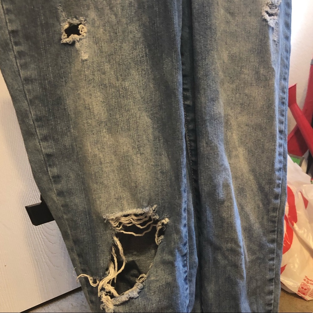 Distressed overalls - Picture 2 of 3